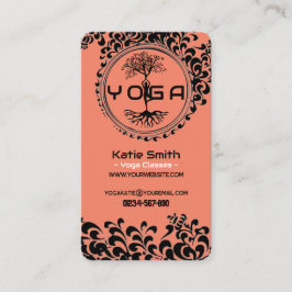 Yoga-Lehrer/Instrukteur - Visitenkarte