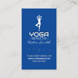 Yoga-Lehrer/Instrukteur - Visitenkarte