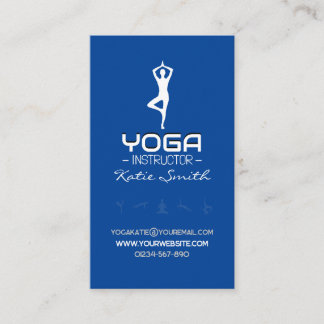 Yoga-Lehrer/Instrukteur - Visitenkarte