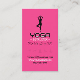 Yoga-Lehrer/Instrukteur - Visitenkarte