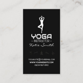 Yoga-Lehrer/Instrukteur - Visitenkarte