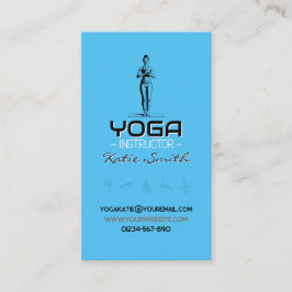 Yoga-Lehrer/Instruktor-Visitenkarte Visitenkarte