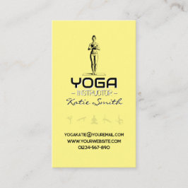Yoga-Lehrer/Instruktor-Visitenkarte Visitenkarte