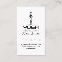 Yoga-Lehrer/Instruktor-Visitenkarte Visitenkarte