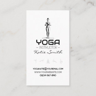 Yoga-Lehrer/Instruktor-Visitenkarte Visitenkarte