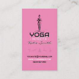 Yoga-Lehrer/Instruktor-Visitenkarte Visitenkarte