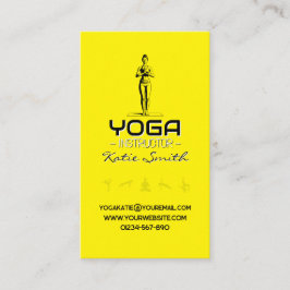 Yoga-Lehrer/Instruktor-Visitenkarte Visitenkarte