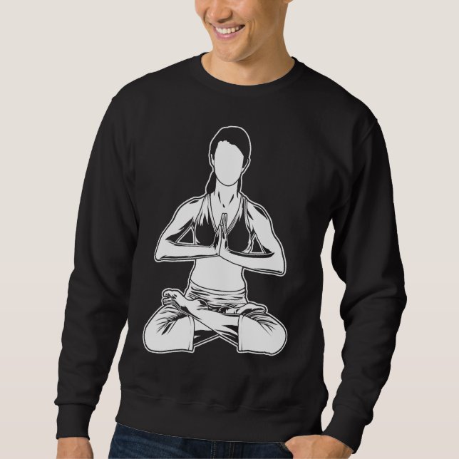 Yoga-Lehrer Sweatshirt (Vorderseite)