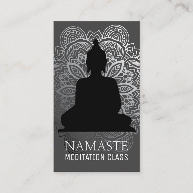 Yoga-Lehrer und Reiki VorlagenVisitenkarten Visitenkarte (Vorderseite)