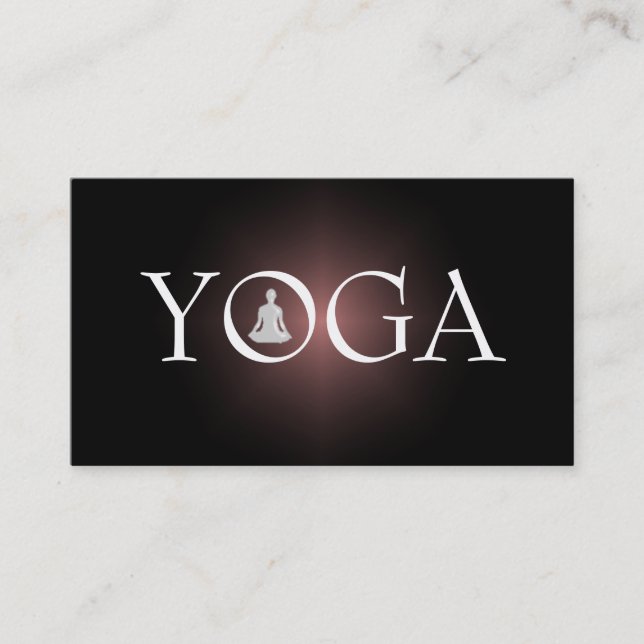 YOGA Lehrer-Visitenkarte Visitenkarte (Vorderseite)