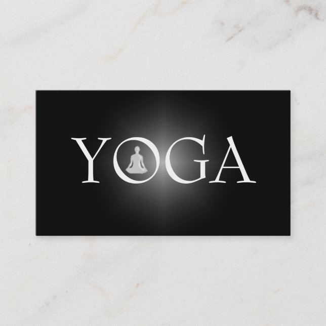 YOGA Lehrer-Visitenkarte Visitenkarte (Vorderseite)