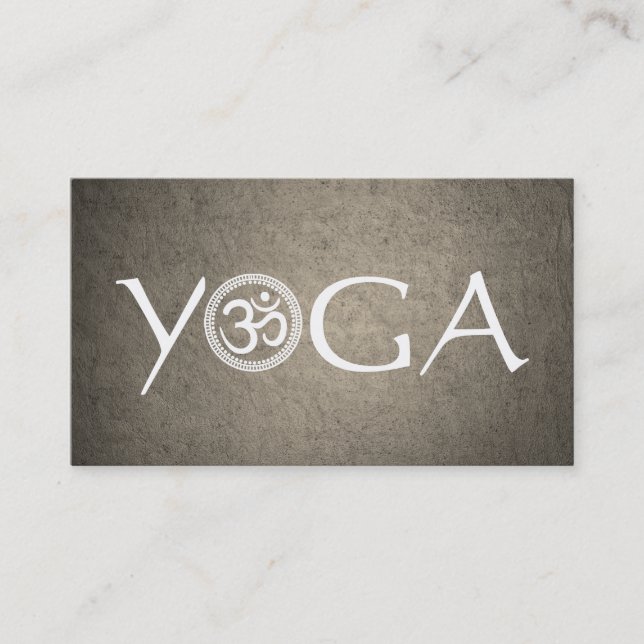 Yoga-Lehrer-Visitenkarte Visitenkarte (Vorderseite)