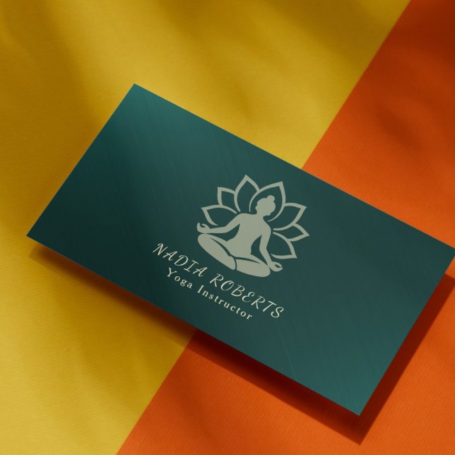 Yoga-Lehrer Visitenkarte | Vorlage (Von Creator hochgeladen)