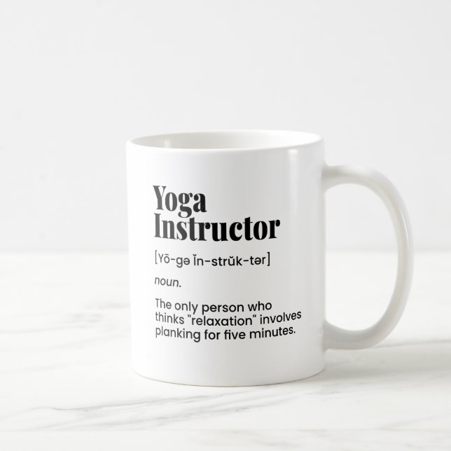 Yoga-Lehrer,Yoga-Lehrer,Yoga-Klasse Kaffeetasse (Rechts)