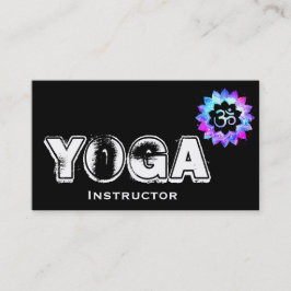 *~* Yoga Lehrerin Lehrerin Lotus OM Mandala Visitenkarte