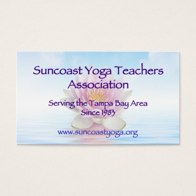 Yoga-Lehrerverband Suncoast (Vorderseite)