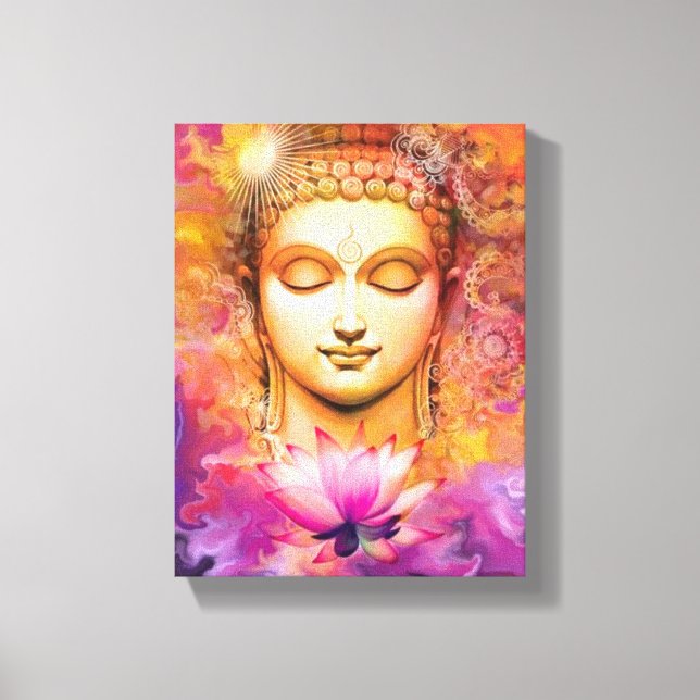 Yoga-Leinwand Leinwanddruck (Vorderseite)