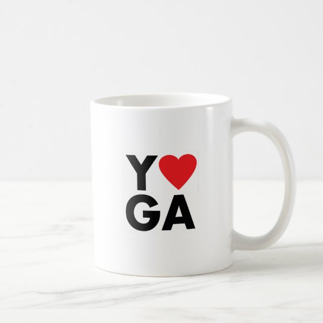YOGA-LIEBE KAFFEETASSE (Rechts)