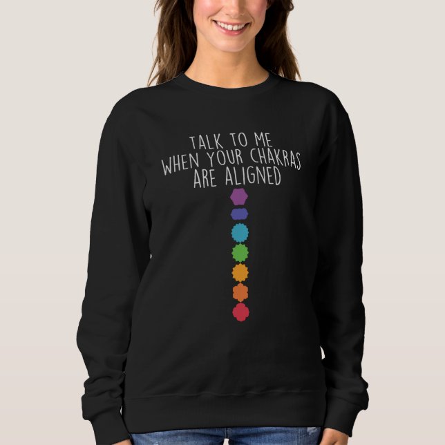 Yoga Liebe Namaste Om Zen Yogi Sweatshirt (Vorderseite)