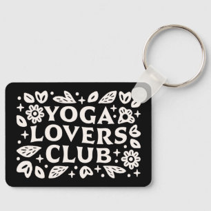 Yoga-Liebhaber-Club lustige Yogi-Freunde Schlüsselanhänger