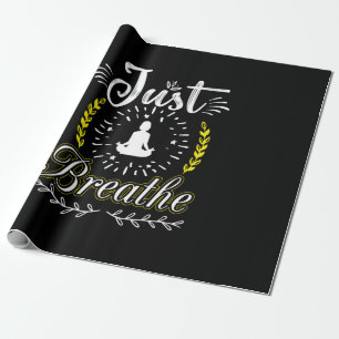 Yoga Liebhaber Einfach Atmen Geschenkpapier