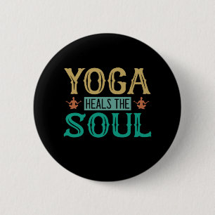 Yoga-Liebhaber Yoga heilt die Seele Button