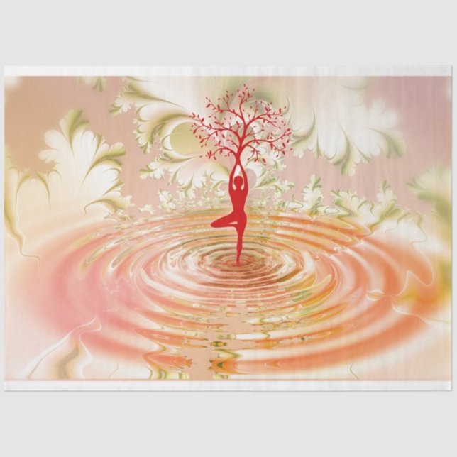 Yoga Life Seidenpapier (Vorderseite)