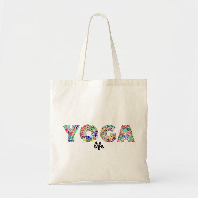 Yoga Life Tote Bag Tragetasche (Vorne)