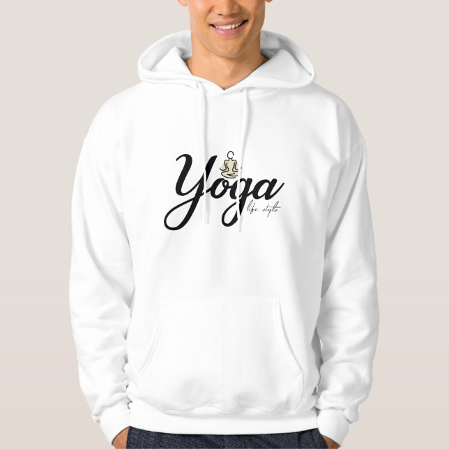 Yoga-Lifestyle-Männer-Hoody Hoodie (Vorderseite)