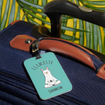 Yoga Llama - Llamaste Pub Monogramm Name