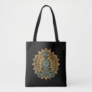 Yoga-Lotus-Pose-Zen-Grafik Tasche