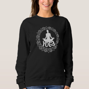 Yoga-Lotus-Position Lotus-Chakra-Blume Ashtanga M Sweatshirt