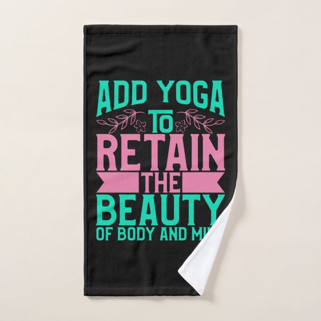 Yoga Lover | Ajouter Le Yoga Pour Conserver La Bea (Serviette à main)