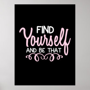 Yoga Lover   Finden Sie sich selbst und seien Sie  Poster