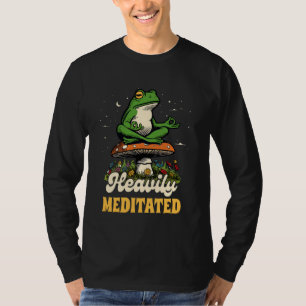 Yoga Lover Frog Meditation Yoga Instructor Heavy T-Shirt