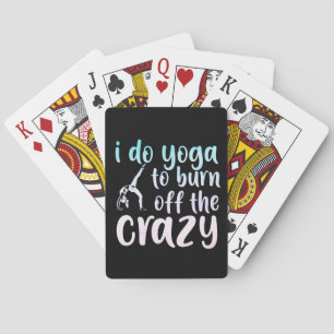 Yoga Lover Ich bringe Yoga aus Spielkarten