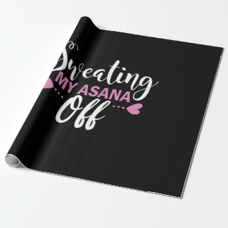 Yoga Lover | Meine Asana abschwitzen Geschenkpapier