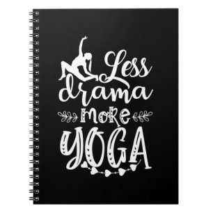 Yoga Lover Weniger und mehr Yoga Notizblock