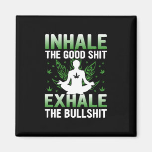 Yoga Lover   Yoga atmet das Gute Magnet