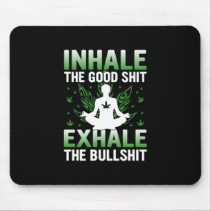 Yoga Lover   Yoga atmet das Gute Mousepad