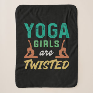 Yoga Lover   Yoga Girls sind geflechtet Sherpadecke