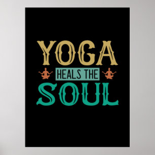 Yoga Lover   Yoga heilt das Soul Poster