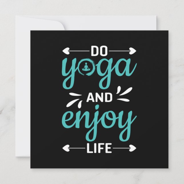 Yoga Lover | Yoga machen und das Leben genießen Einladung (Vorderseite)
