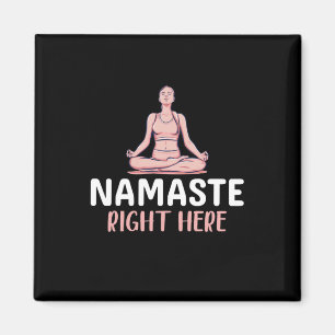 Yoga Lover   Yoga Namaste hier Magnet