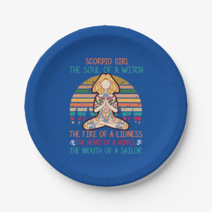 Yoga Lover Yoga Scorpio Girl Pappteller