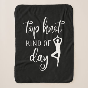 Yoga Lover Yoga Top Knot Art Day Sherpadecke