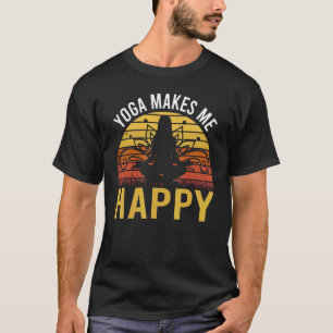 Yoga macht mich glücklich T-Shirt