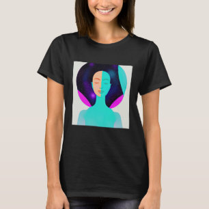 Yoga-Mädchen weibliche Sonnengruß-Meditation Chakr T-Shirt