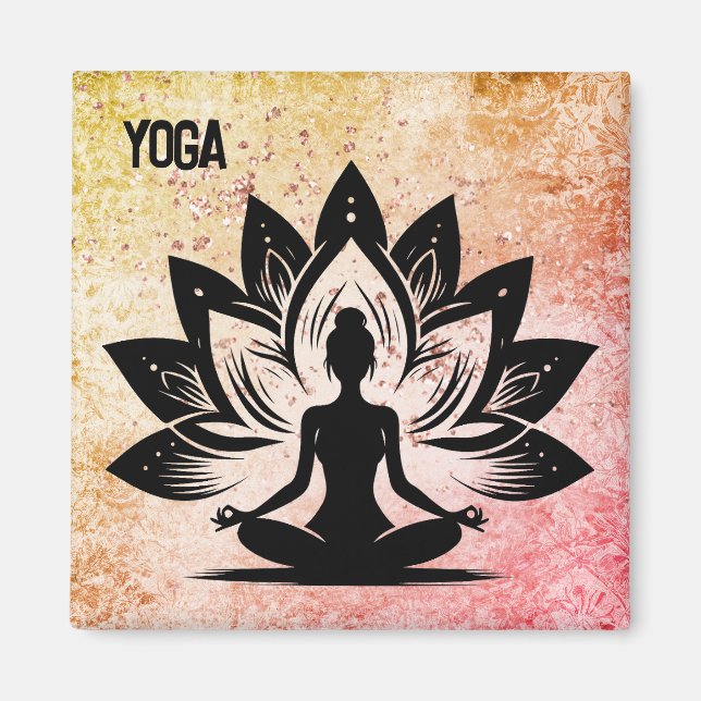 Yoga - Magnet d'humeur (Devant)