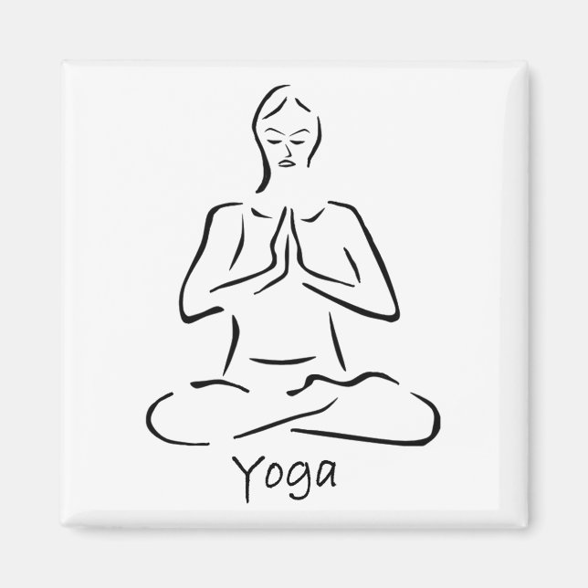 Yoga-Magnet Magnet (Vorne)